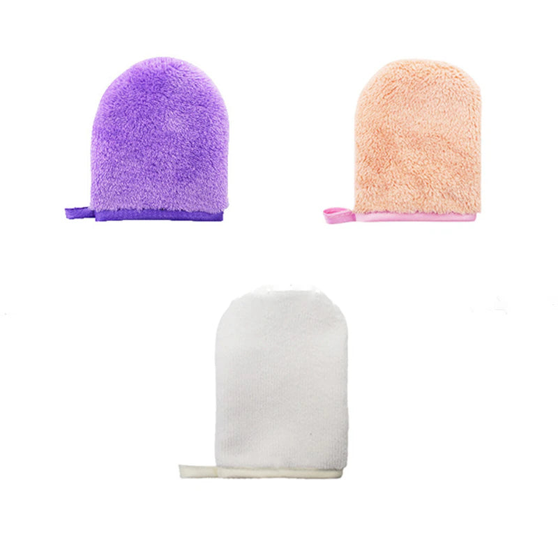 Reusable Makeup Remover Glove Soft Microfiber Face Cleaning Towel Face Deep Cleaning Pads Professional Skin Care Tools 1 Pc