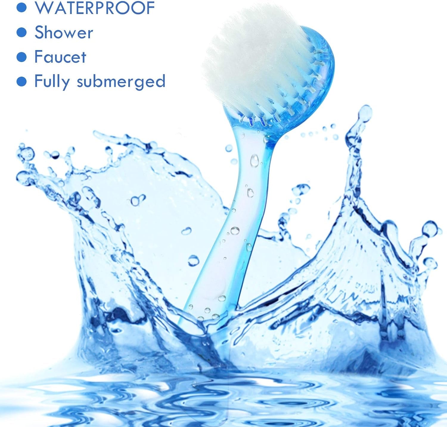 3 Pieces Facial Cleansing Brush Acrylic Handle Face Scrubbers Soft Bristle Exfoliator Cleaner Brush Scrub Exfoliating Facial Brush for Face Care Makeup Skincare Removal (Pink, Purple, Blue)