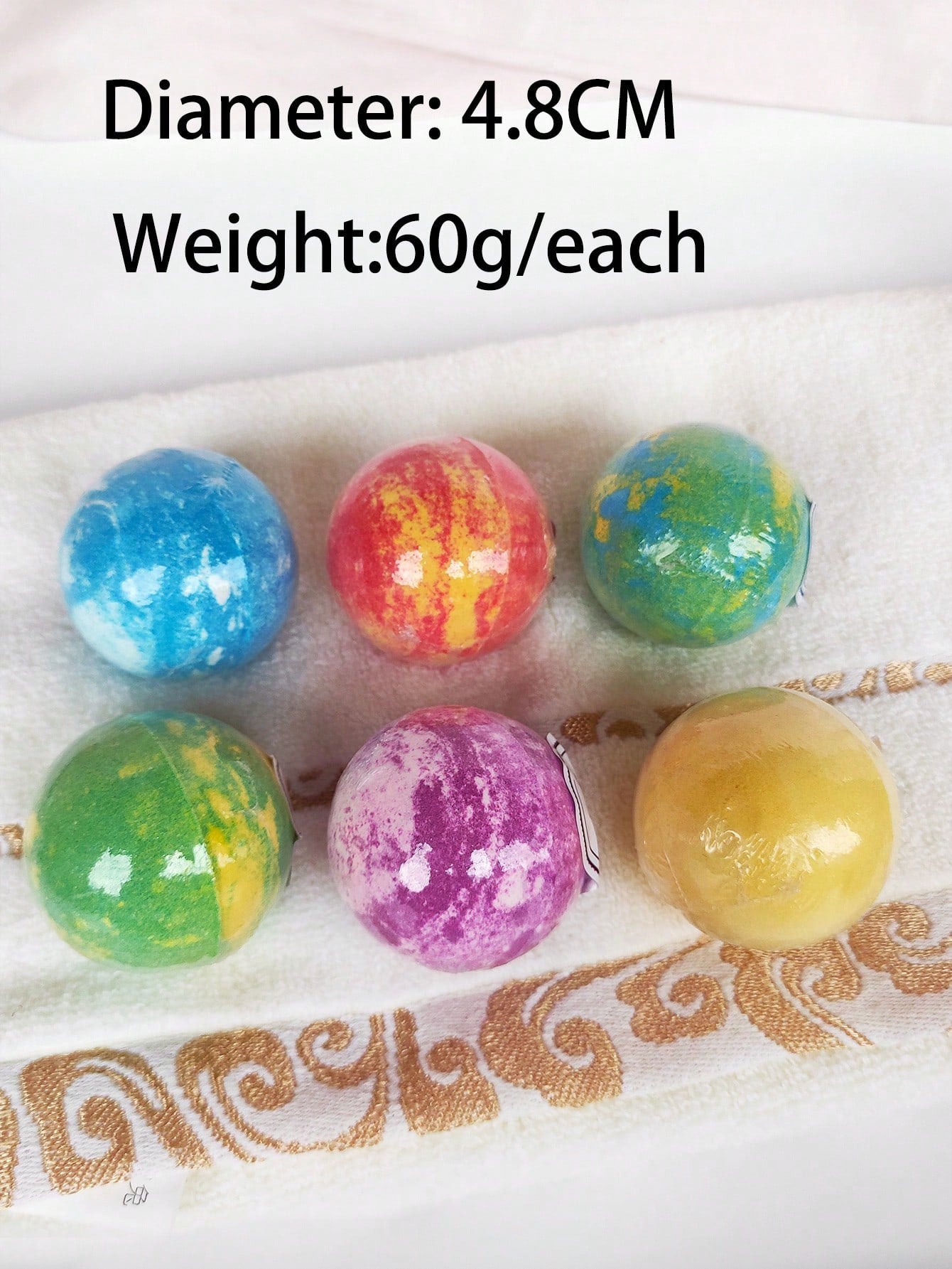 Bath Bombs for Women - 6 Natural Bath Bombs with Essential Oils and Moisturizing Shea Butter- Bath Bombs Gift Set for Relaxation and Calmness - Gift for Mom,Wife,Men,Kids