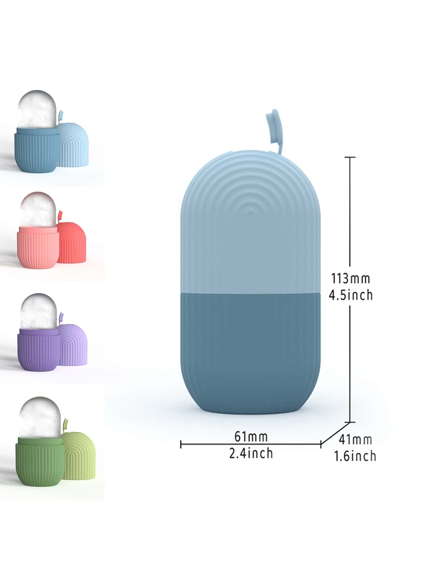 1Pc Striped Facial Ice Roller