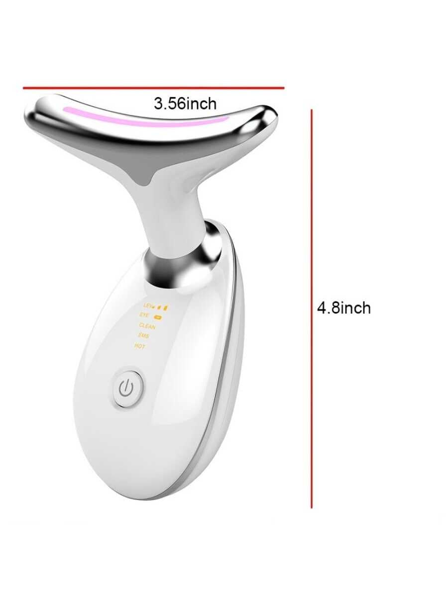 Neck Face Beauty Device LED Photon Skin Care Tool Tighten Double Chin Smooth Wrinkles Face Lifting Massager Neck Face Massager Gift for Women