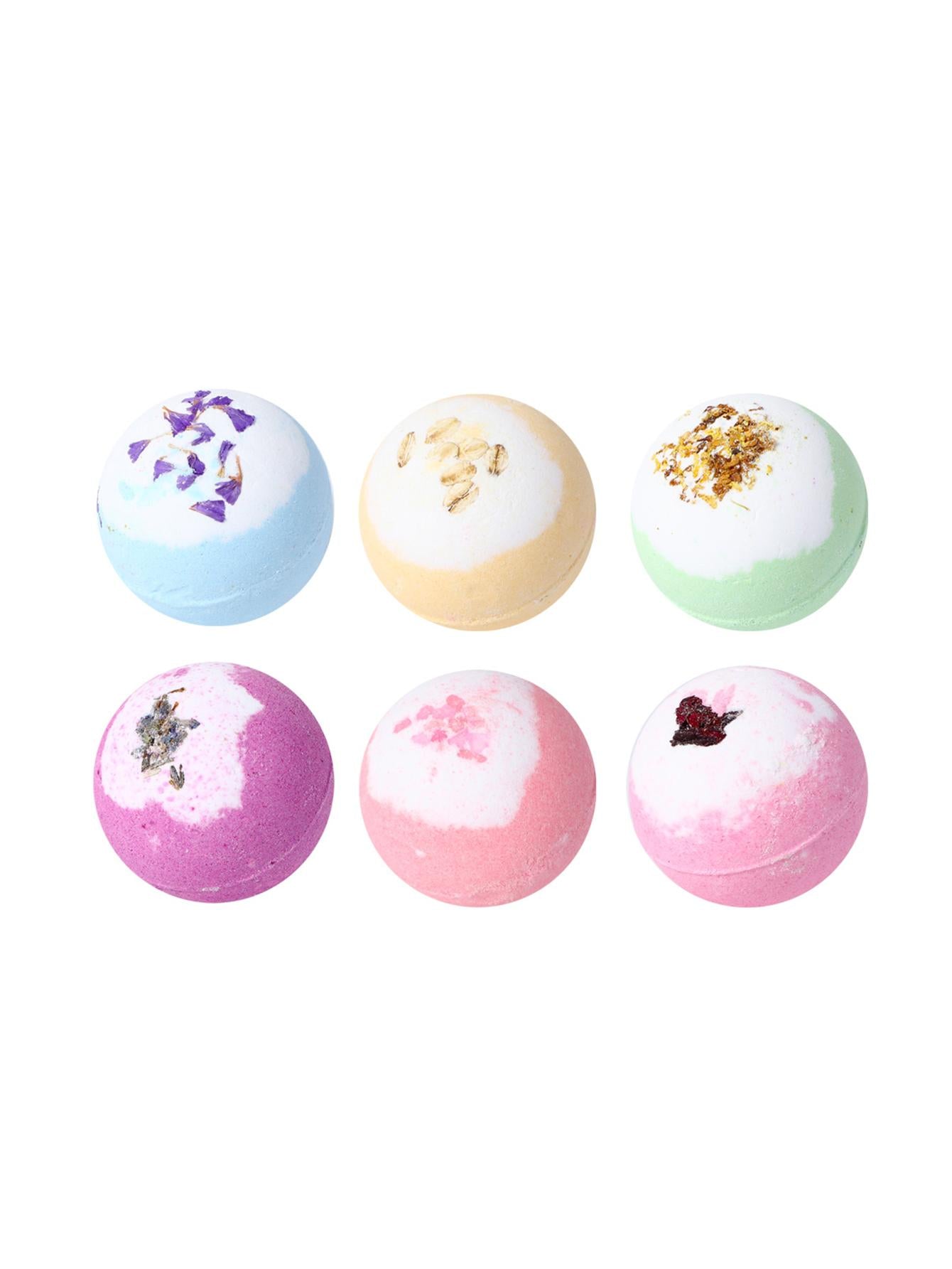 Bath Bombs with Dry Flower Bath Bombs Gift Set for Women Relaxation