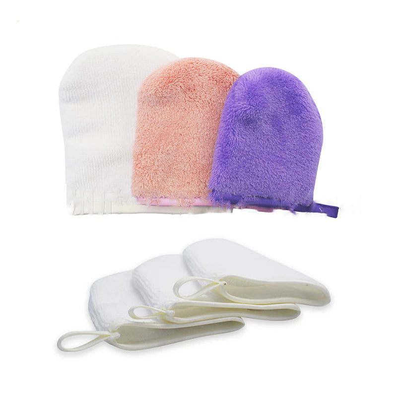 Reusable Makeup Remover Glove Soft Microfiber Face Cleaning Towel Face Deep Cleaning Pads Professional Skin Care Tools 1 Pc