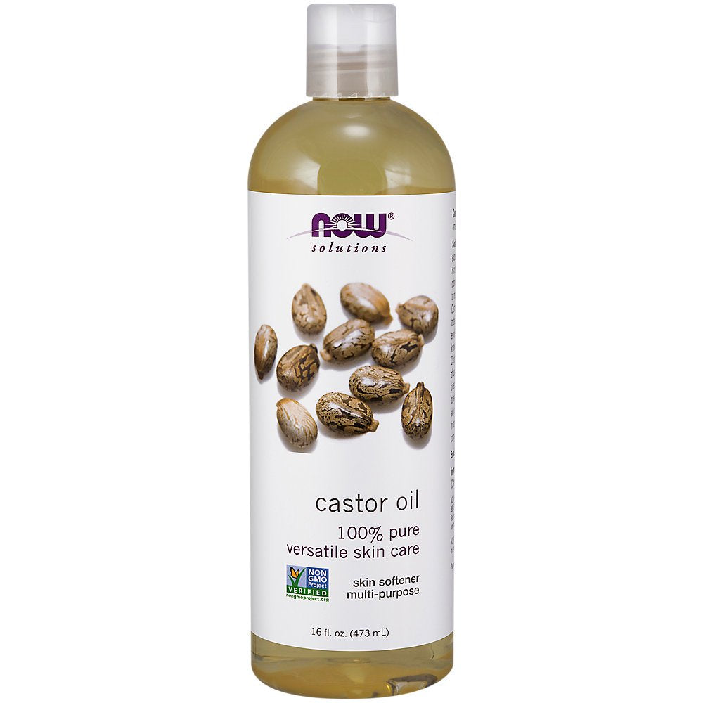 Now, 100% Pure Castor Oil for Skincare, 16 Oz