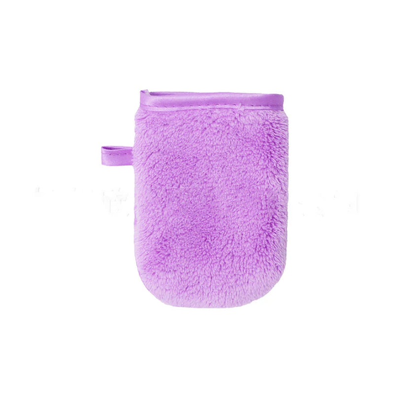 Reusable Makeup Remover Glove Soft Microfiber Face Cleaning Towel Face Deep Cleaning Pads Professional Skin Care Tools 1 Pc
